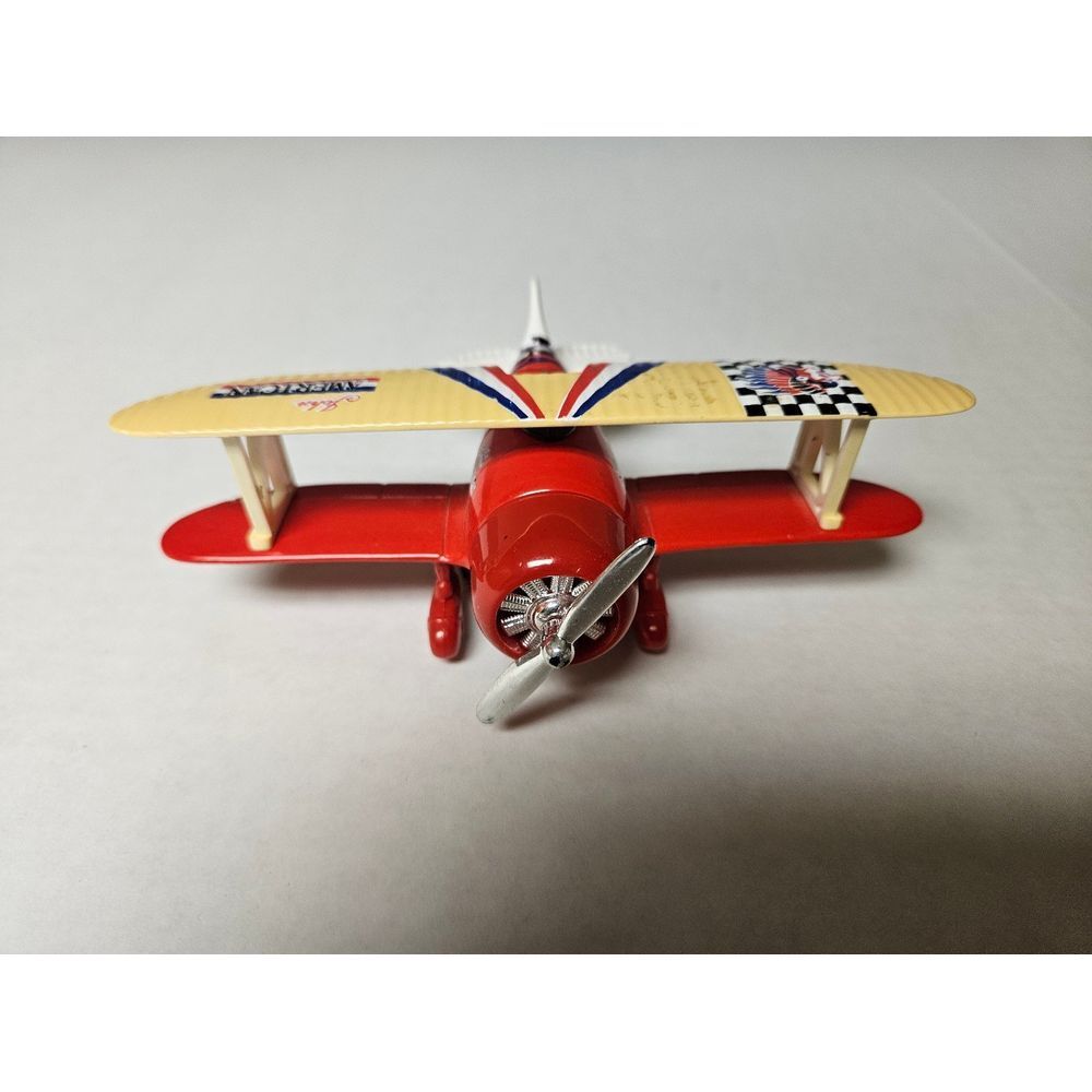 Toysmith Red Bi Plane Toy John American‎